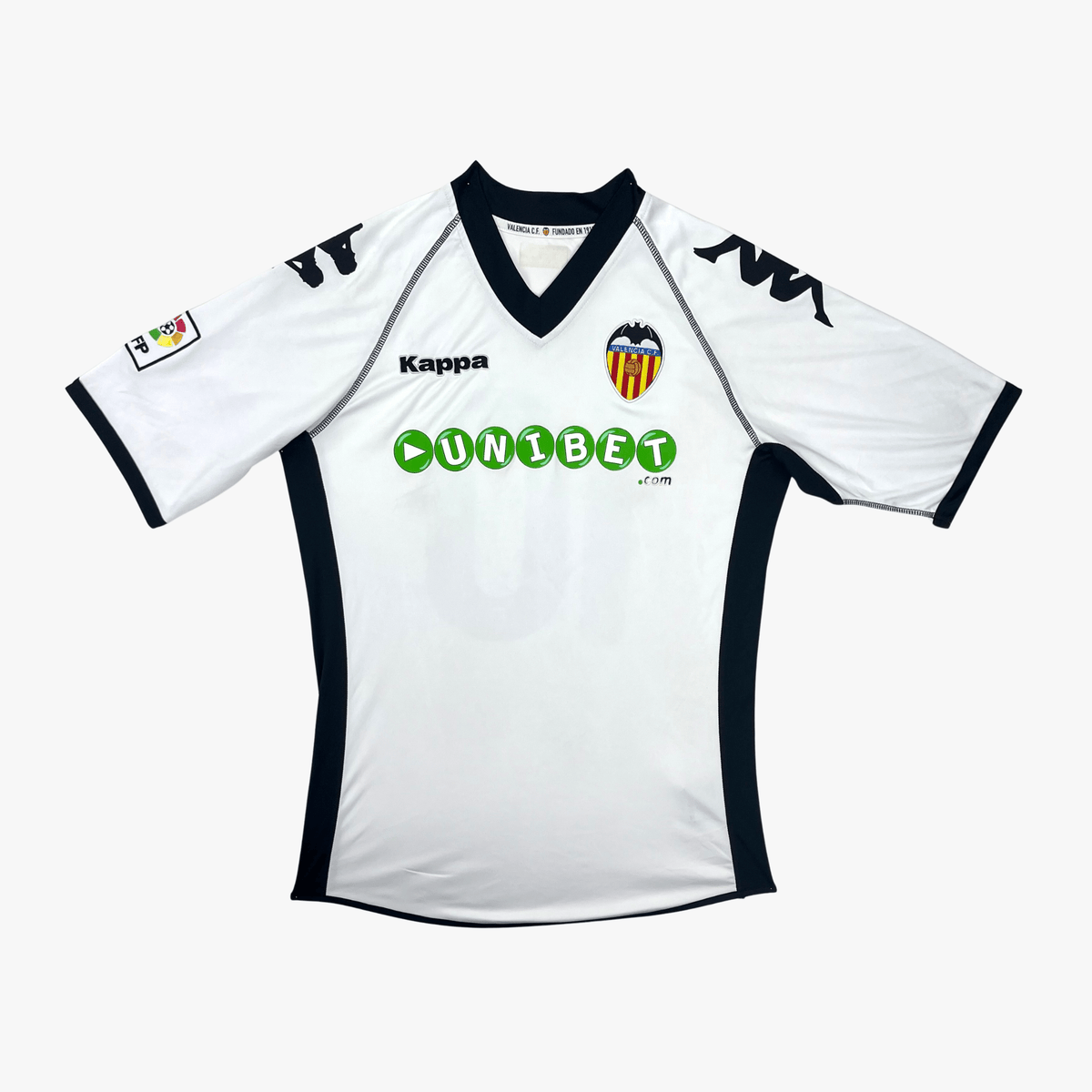 Authentic Kappa Valencia 2010-2011 Home shirt, Mata 10 on the back, size S | Nostalgic Football Shirts