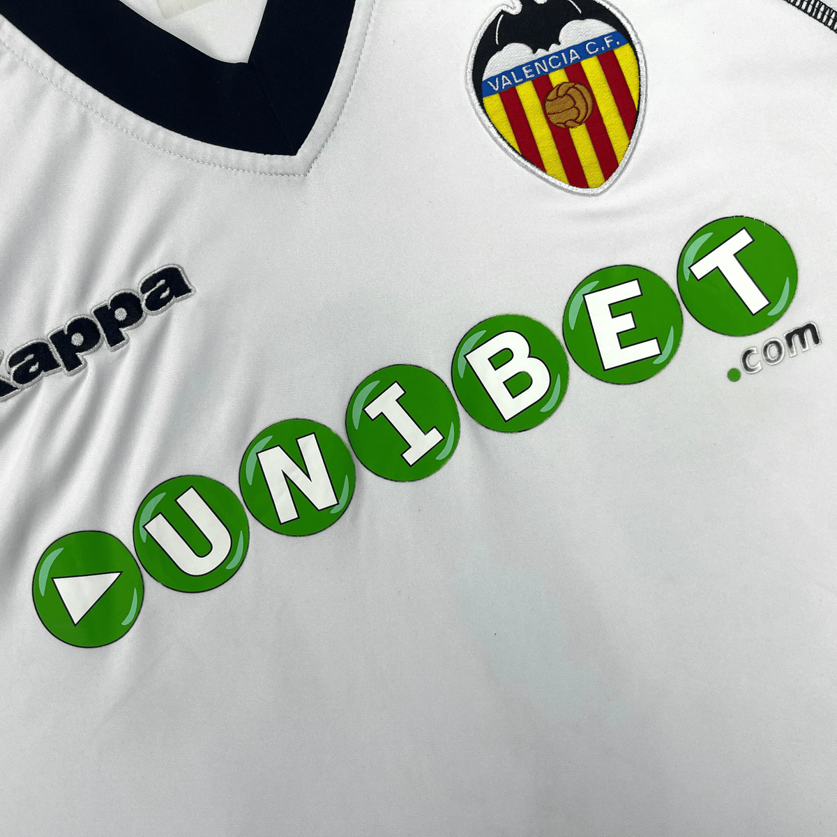 Authentic Kappa Valencia 2010-2011 Home shirt, Mata 10 on the back, size S | Nostalgic Football Shirts