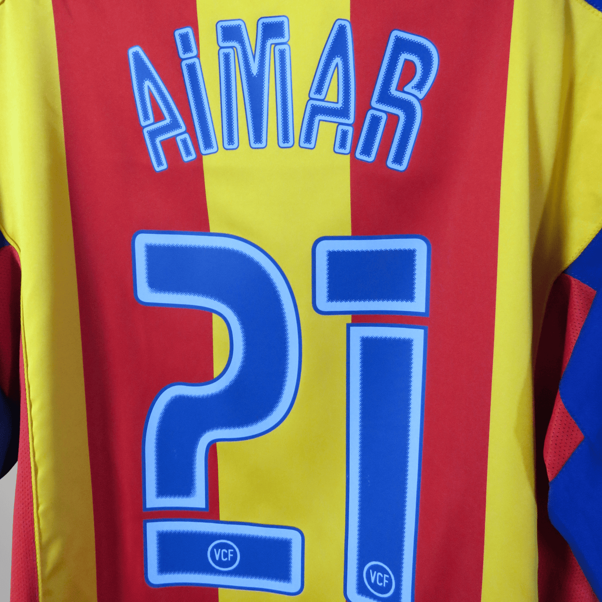 Valencia 2004-05 Third Aimar #21 Shirt XL
