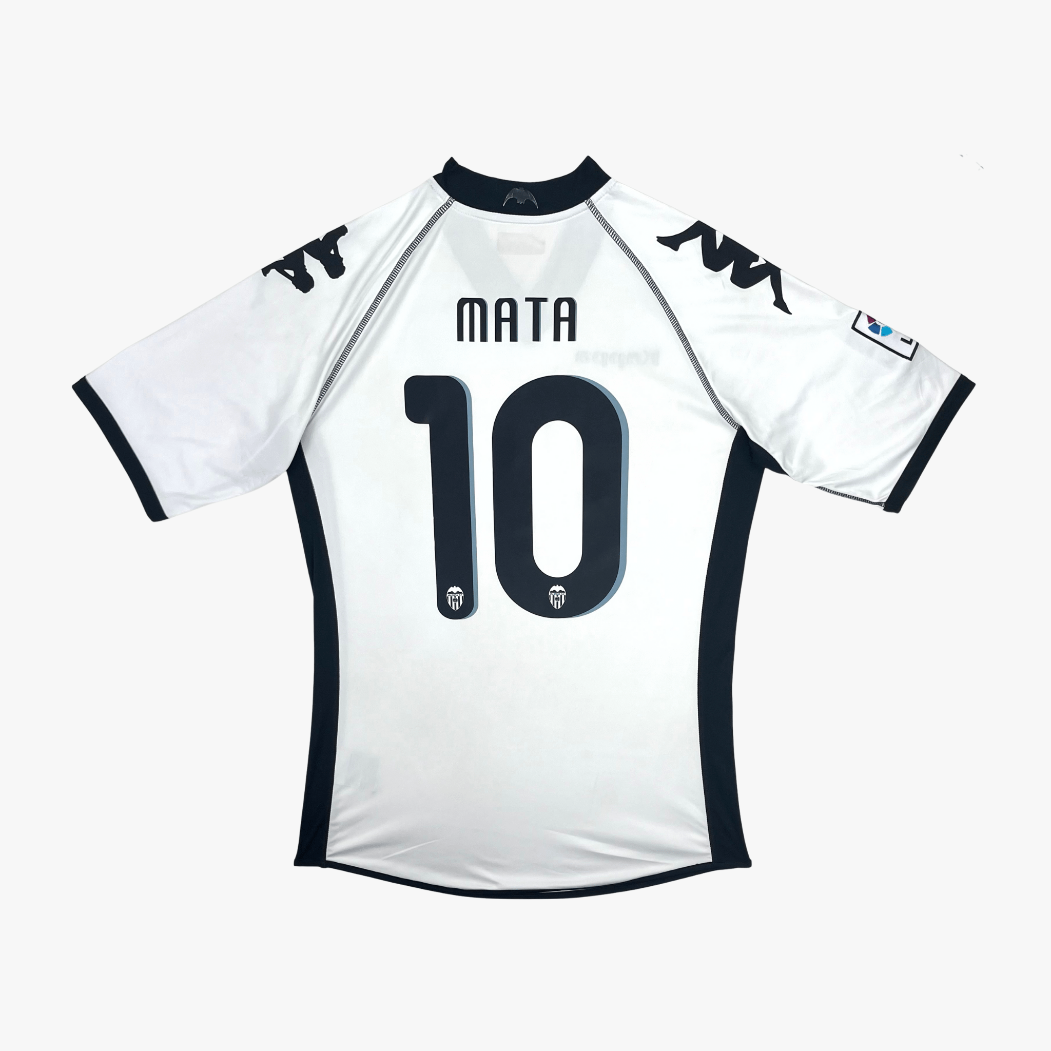 Valencia 2010-11 Home Mata #10 Shirt S