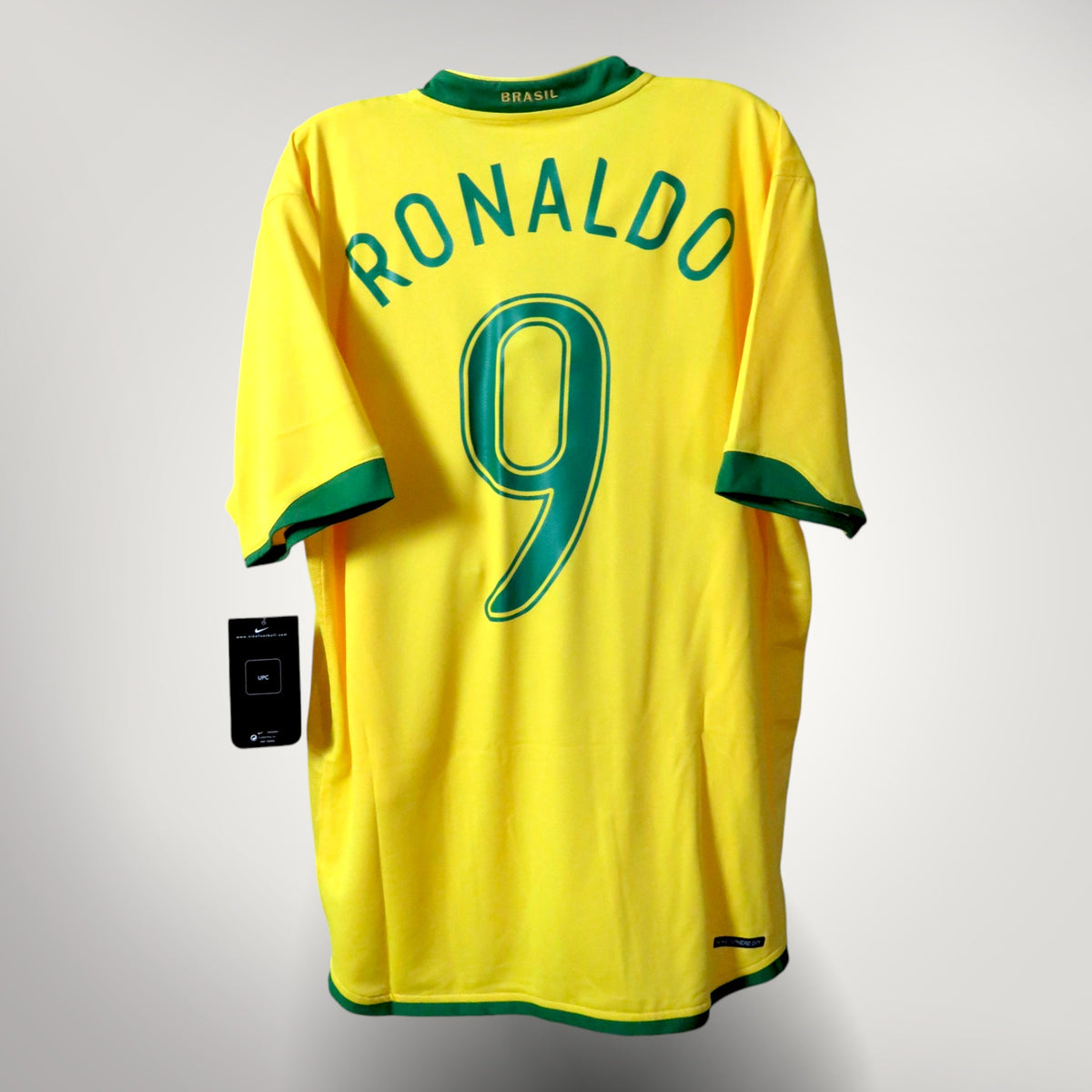 Brazil 2006-08 Home Ronaldo #9 Player Issue BNWT Shirt L