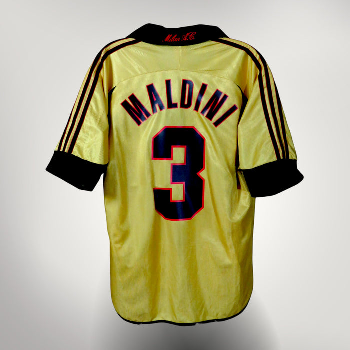 AC Milan 1999-2000 Fourth Maldini #3 Shirt M