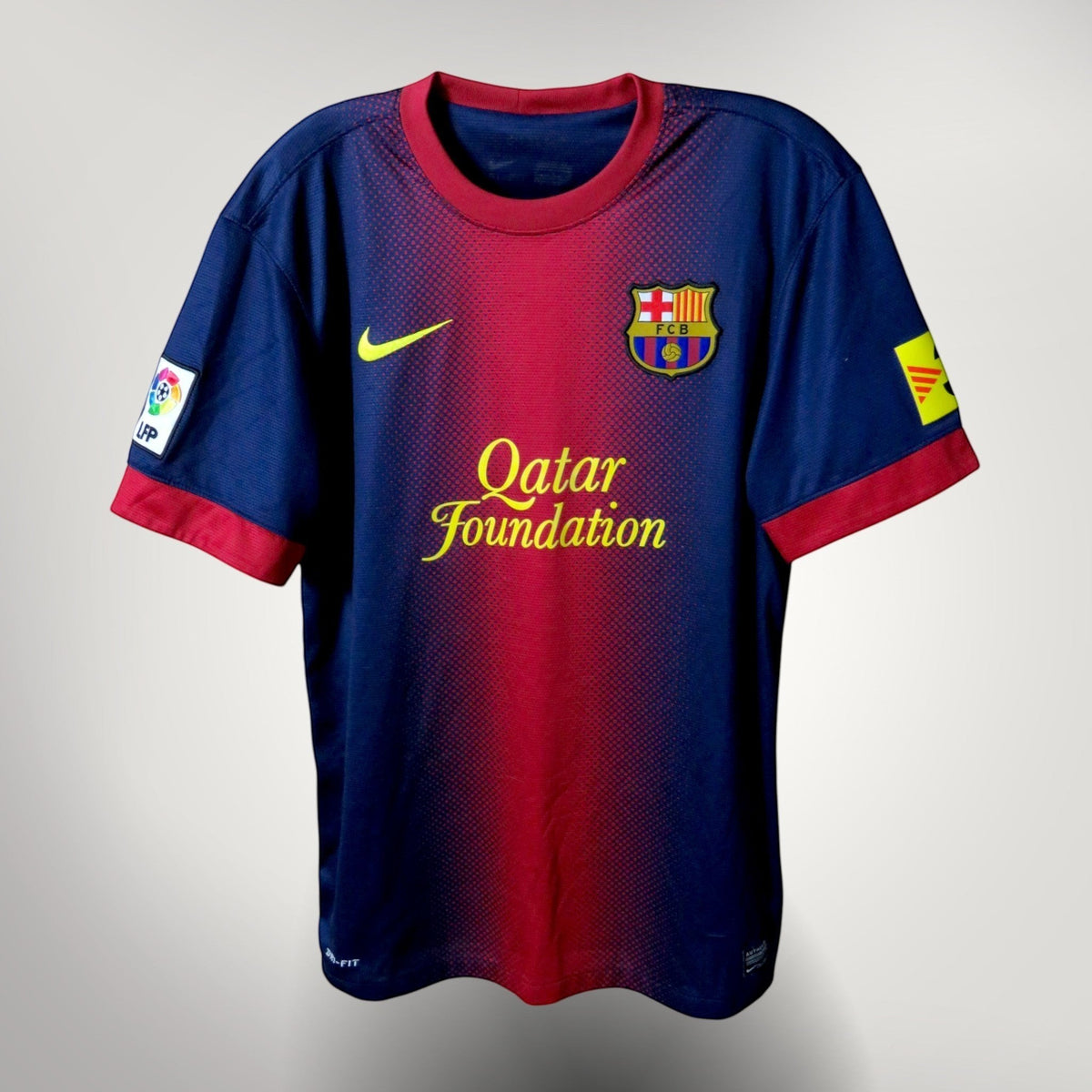 Barcelona 2012-13 Home David Villa #7 Shirt M