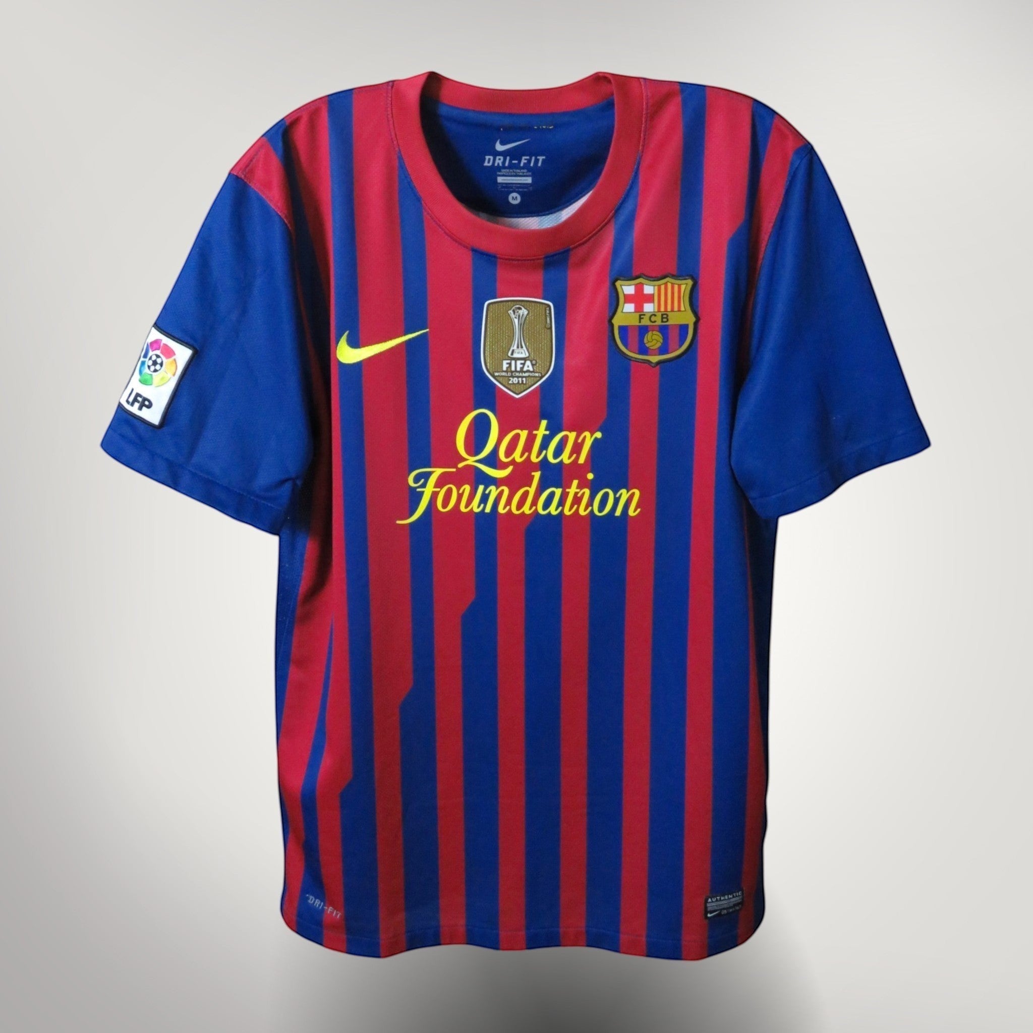 Barcelona 2011-12 Home Messi #10 Shirt M