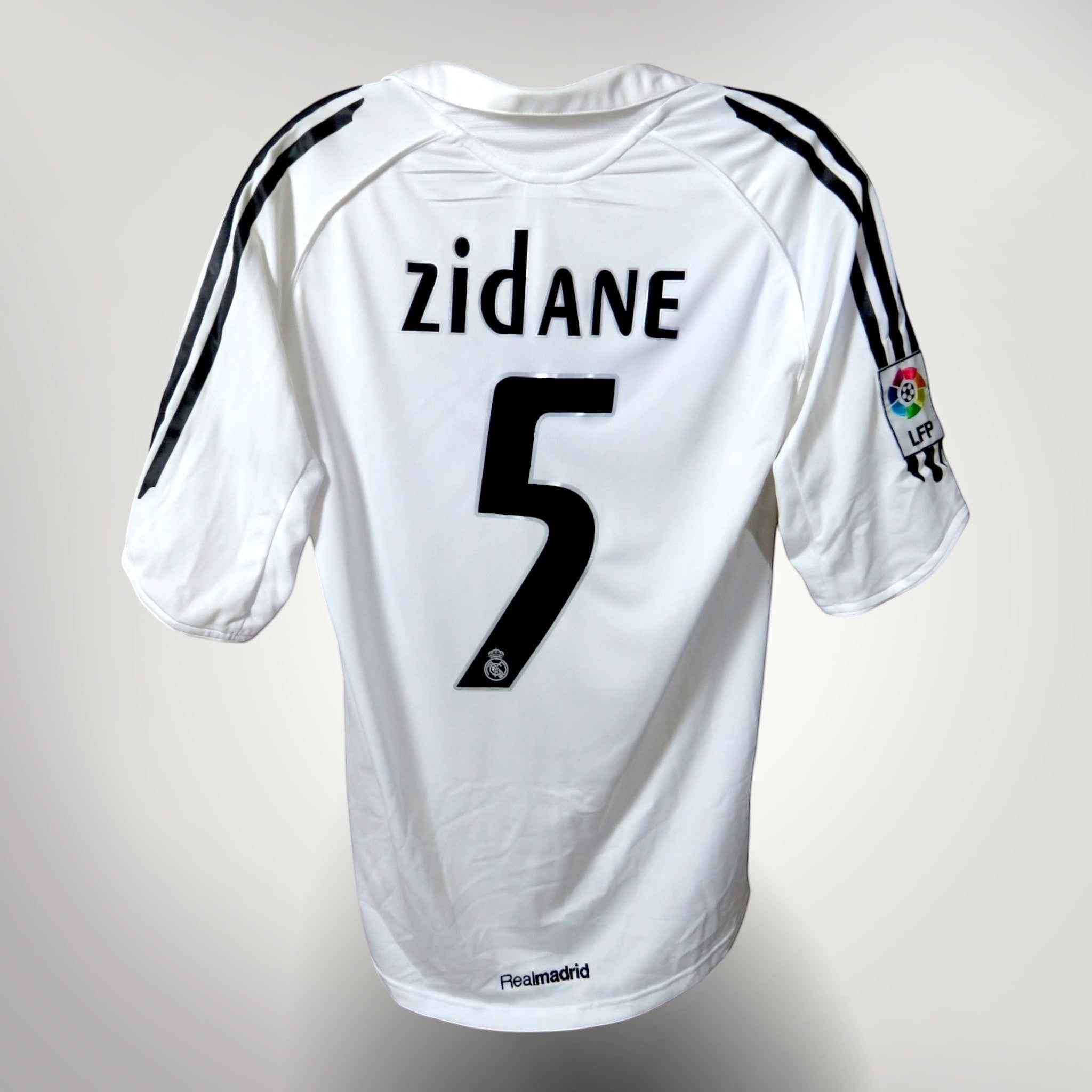 Real Madrid 2005-06 Home Zidane #5 Shirt S