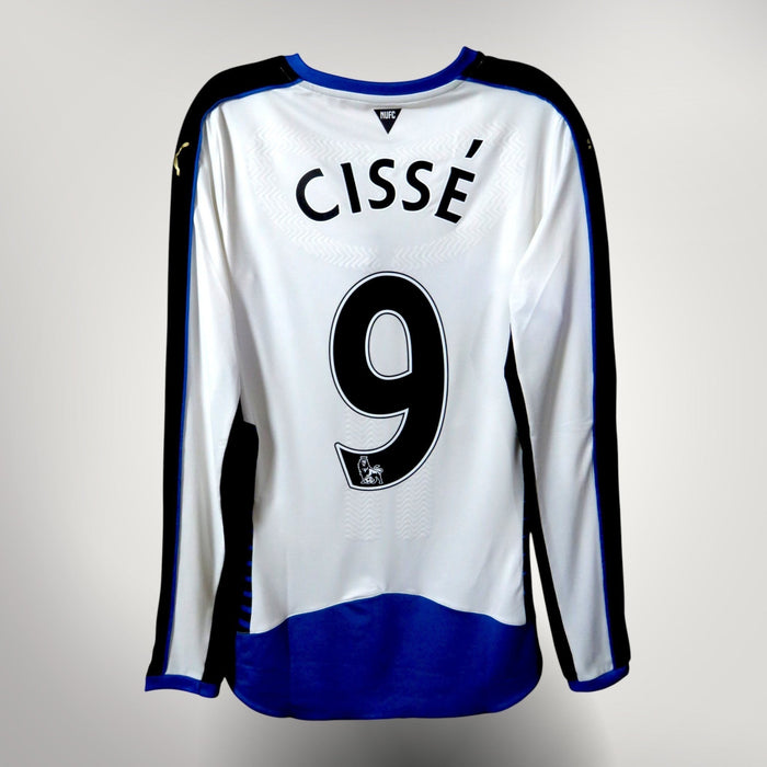 Newcastle United 2015-16 Home Player Issue Cisse #9 Shirt M