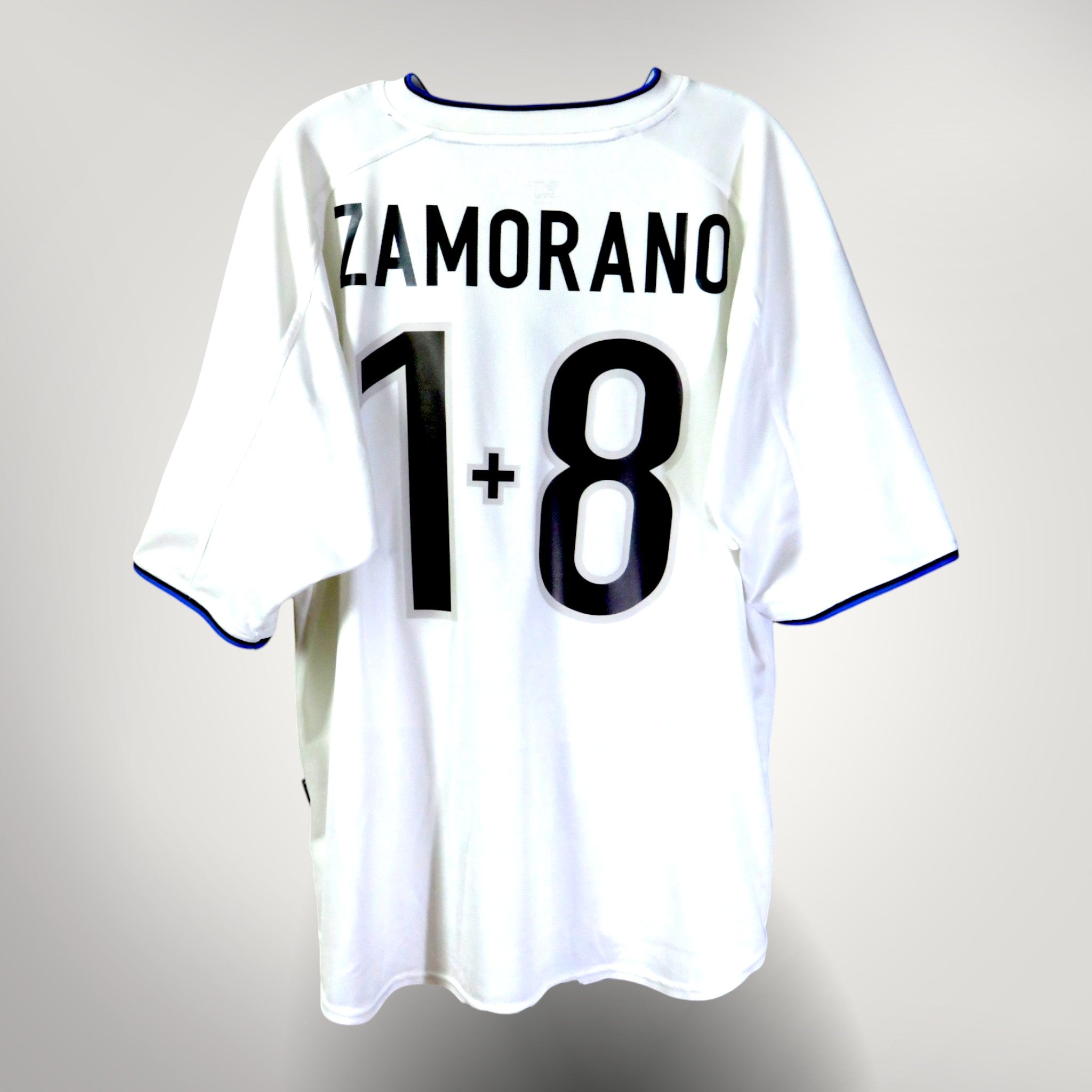 インテル ユニフォーム ZAMORANO 18 Inter Milan 1999-2000 Away Zamorano #18 Shirt XL – Nostalgic