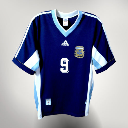 Argentina 1998-2000 Away Batistuta #9 Shirt M