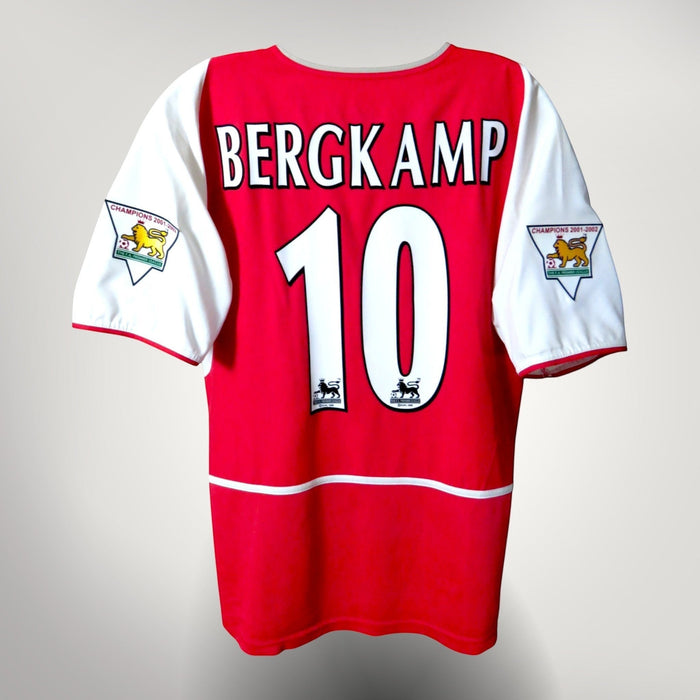 Arsenal 2002-04 Home Bergkamp #10 Shirt S