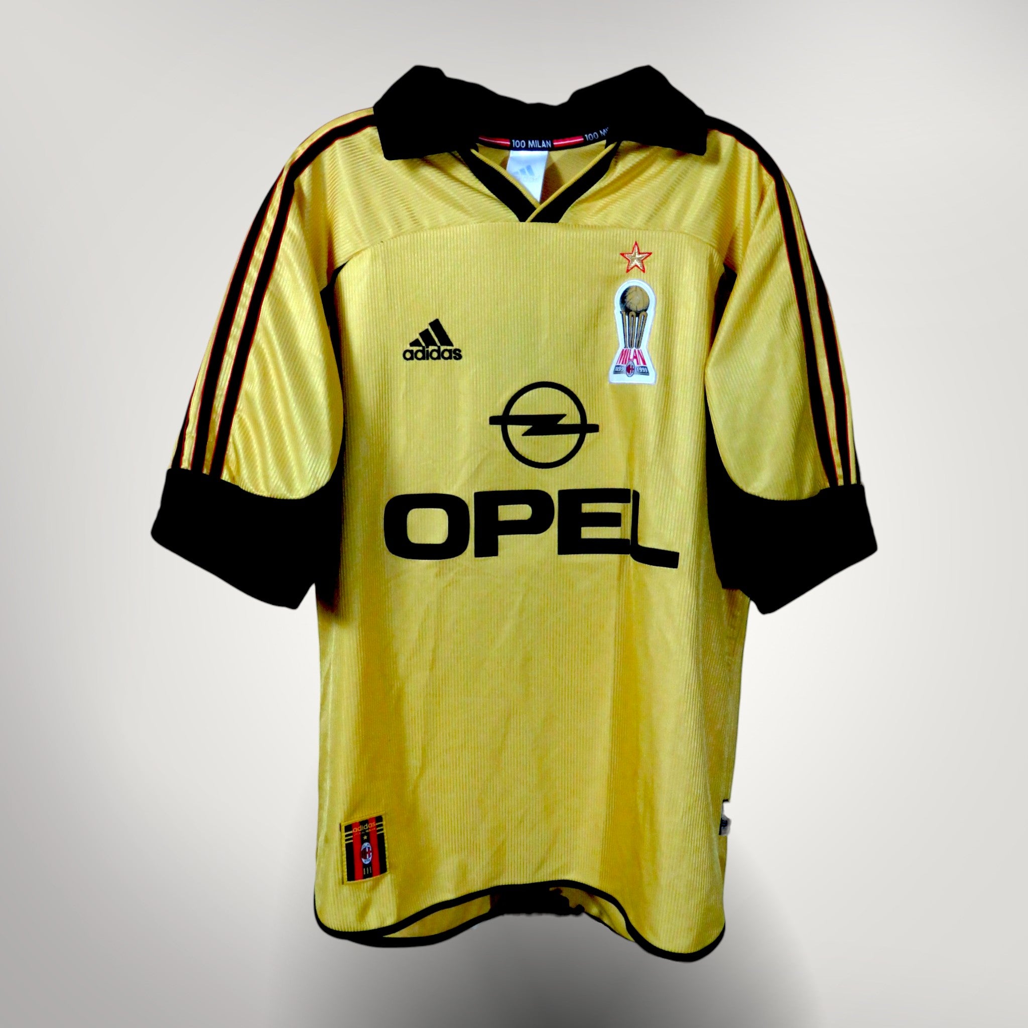 AC Milan 1999-2000 Fourth Maldini #3 Shirt M
