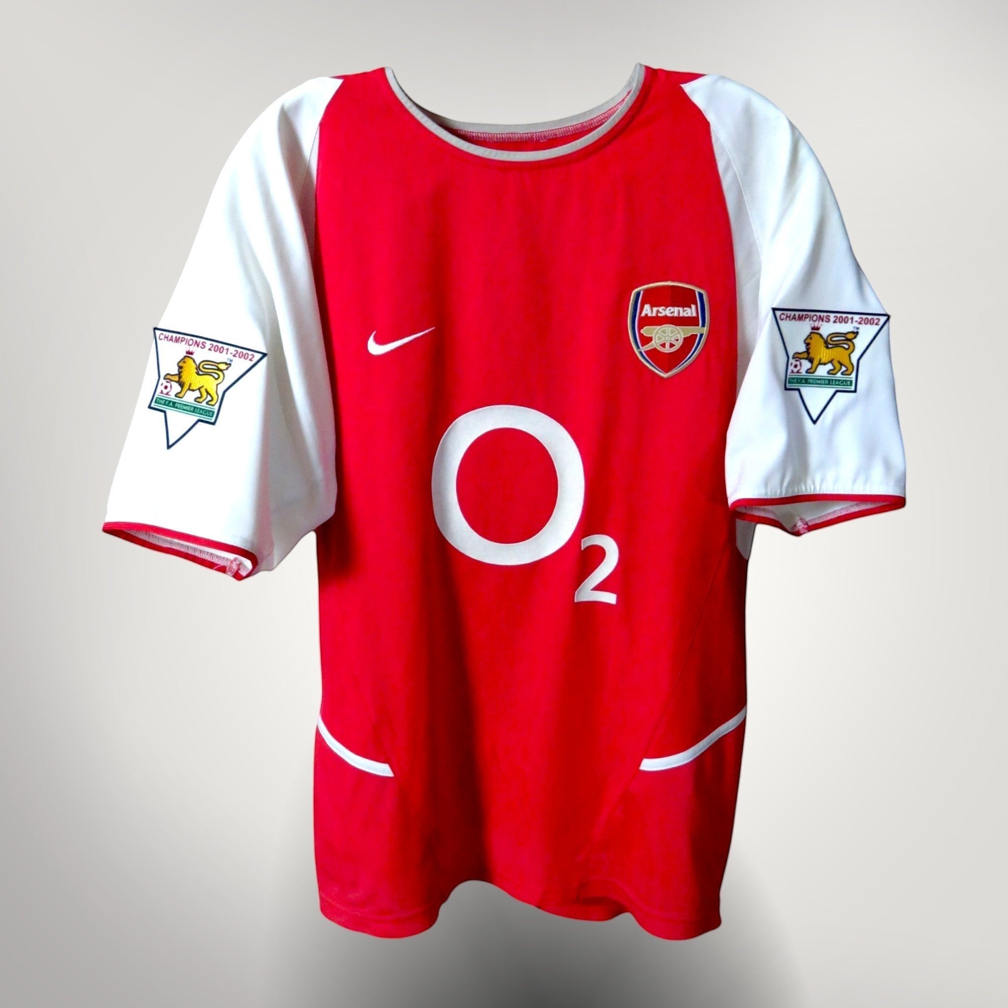 Arsenal 2002-04 Home Bergkamp #10 Shirt S