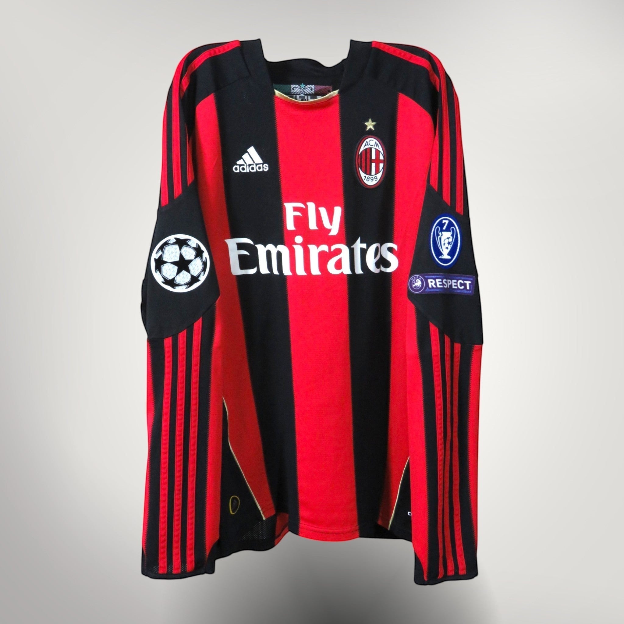 AC Milan 2010-11 Home Ronaldinho #80 Shirt L