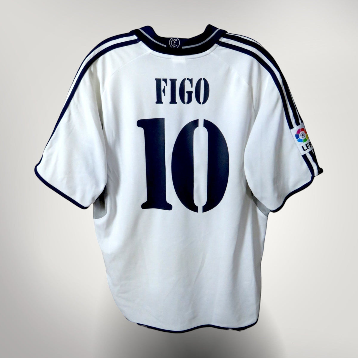 Real Madrid 2000-01 Home Figo #10 Shirt XL