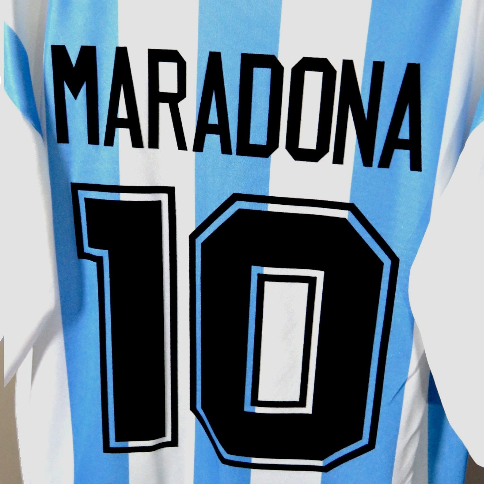 Nostalgic Football Shirts Argentinië 1994 thuisshirt met Maradona nummer 10 bedrukking op de achterkant