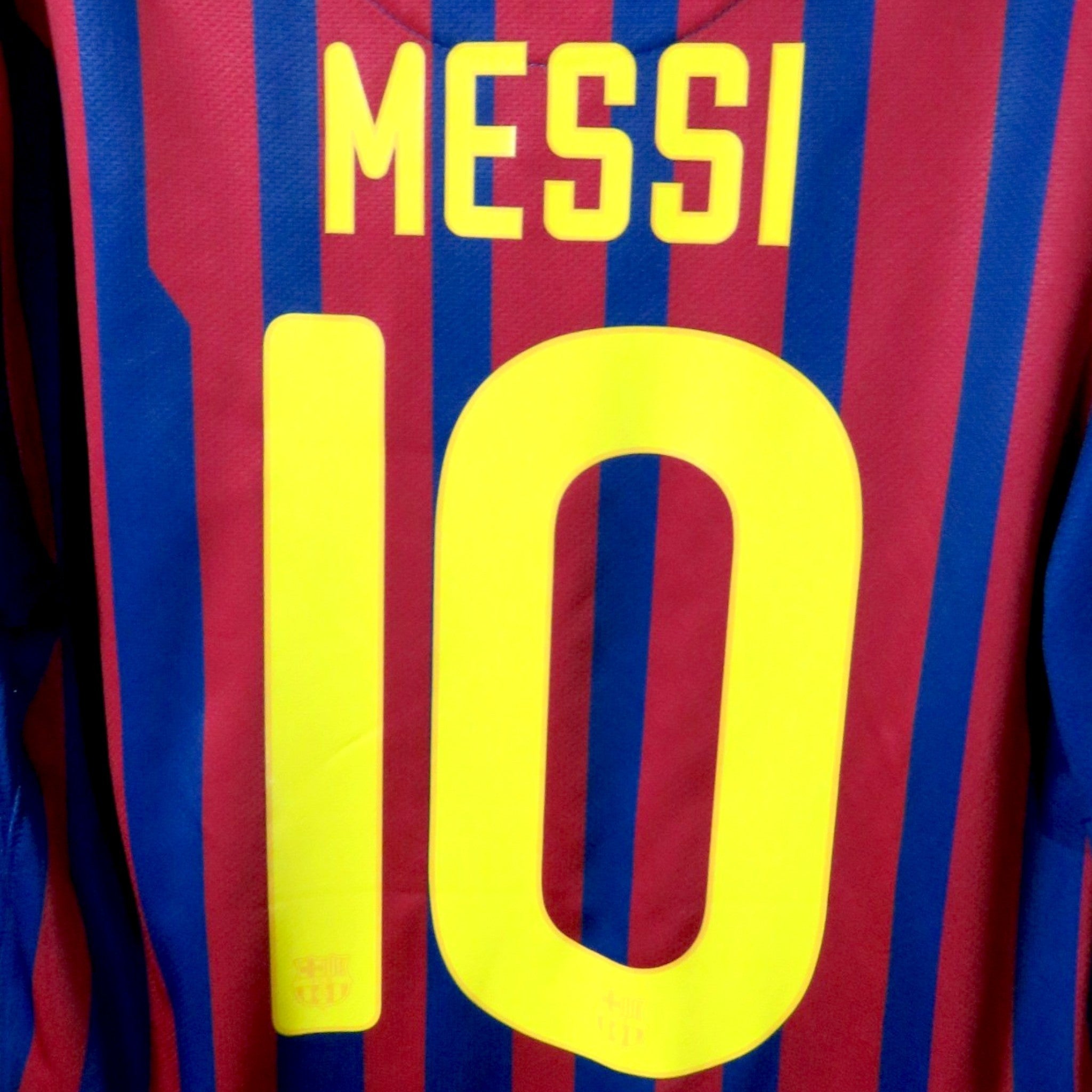 Nostalgic Football Shirts Barcelona 2011-12 thuisshirt met Messi nummer 10 in blaugrana strepen