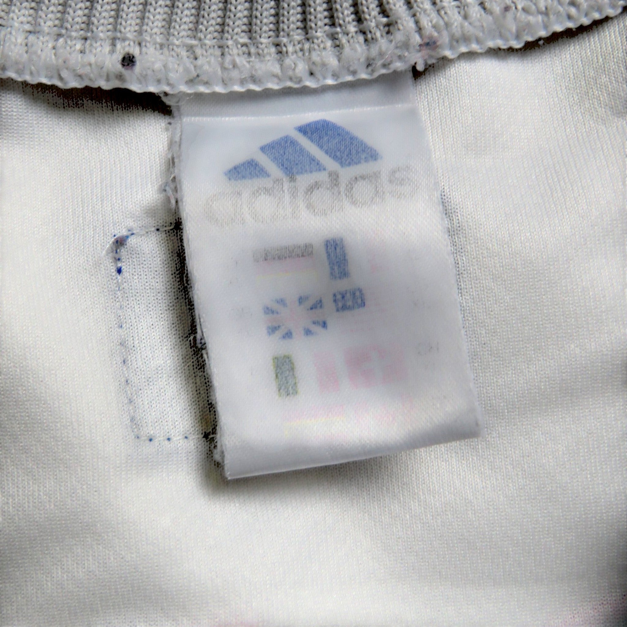 Nostalgic Football Shirts wit Adidas waslabel van het Frankrijk 1998-2000 uitshirt met maatlabel XL