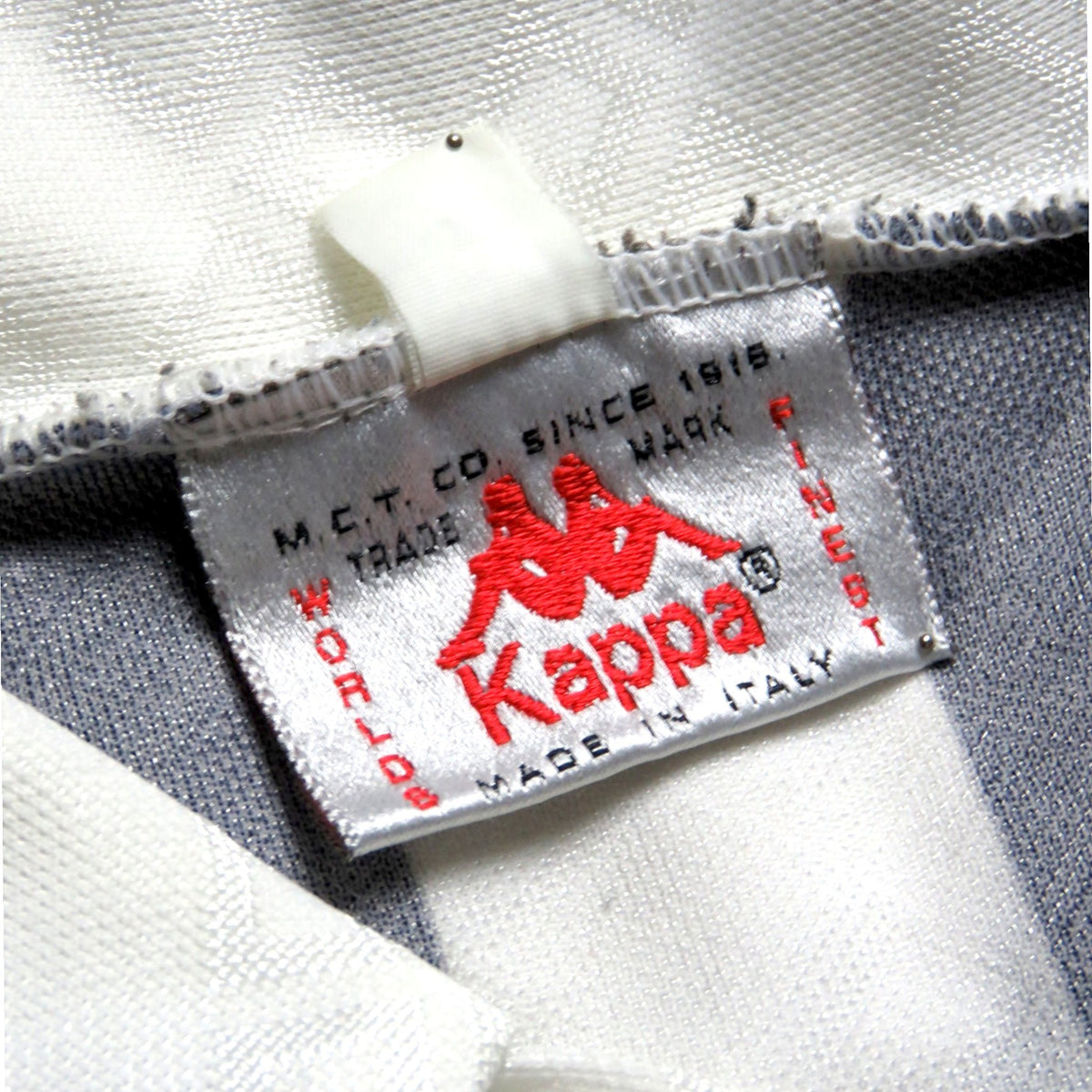 Nostalgic Football Shirts vintage Kappa label in Juventus 1990-91 shirt met zwart-wit gestreepte stof