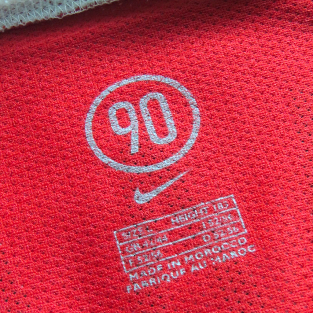 Nostalgic Football Shirts Manchester United 2004-06 thuisshirt maat L label met Nike Total 90 logo