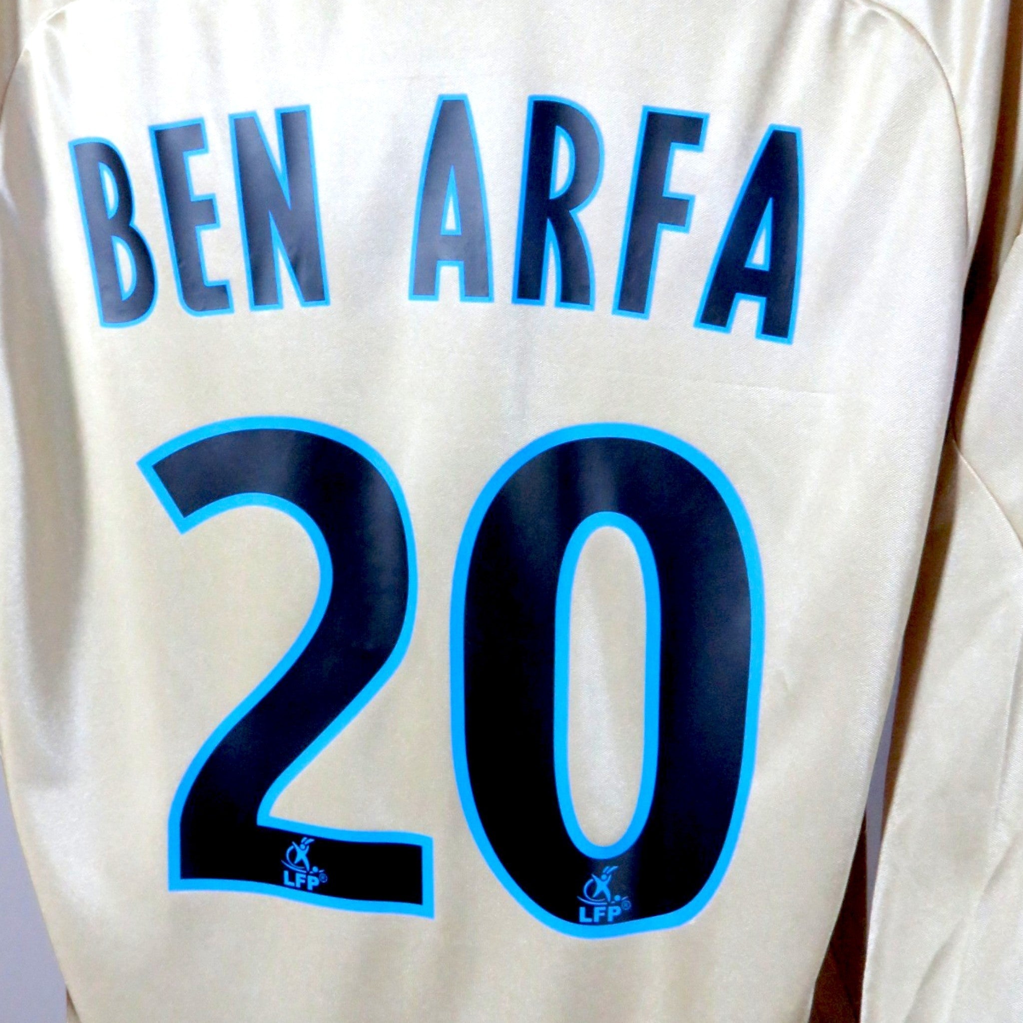 Nostalgic Football Shirts Marseille 2008-09 derde voetbalshirt met Ben Arfa nummer 20 bedrukking op de achterkant