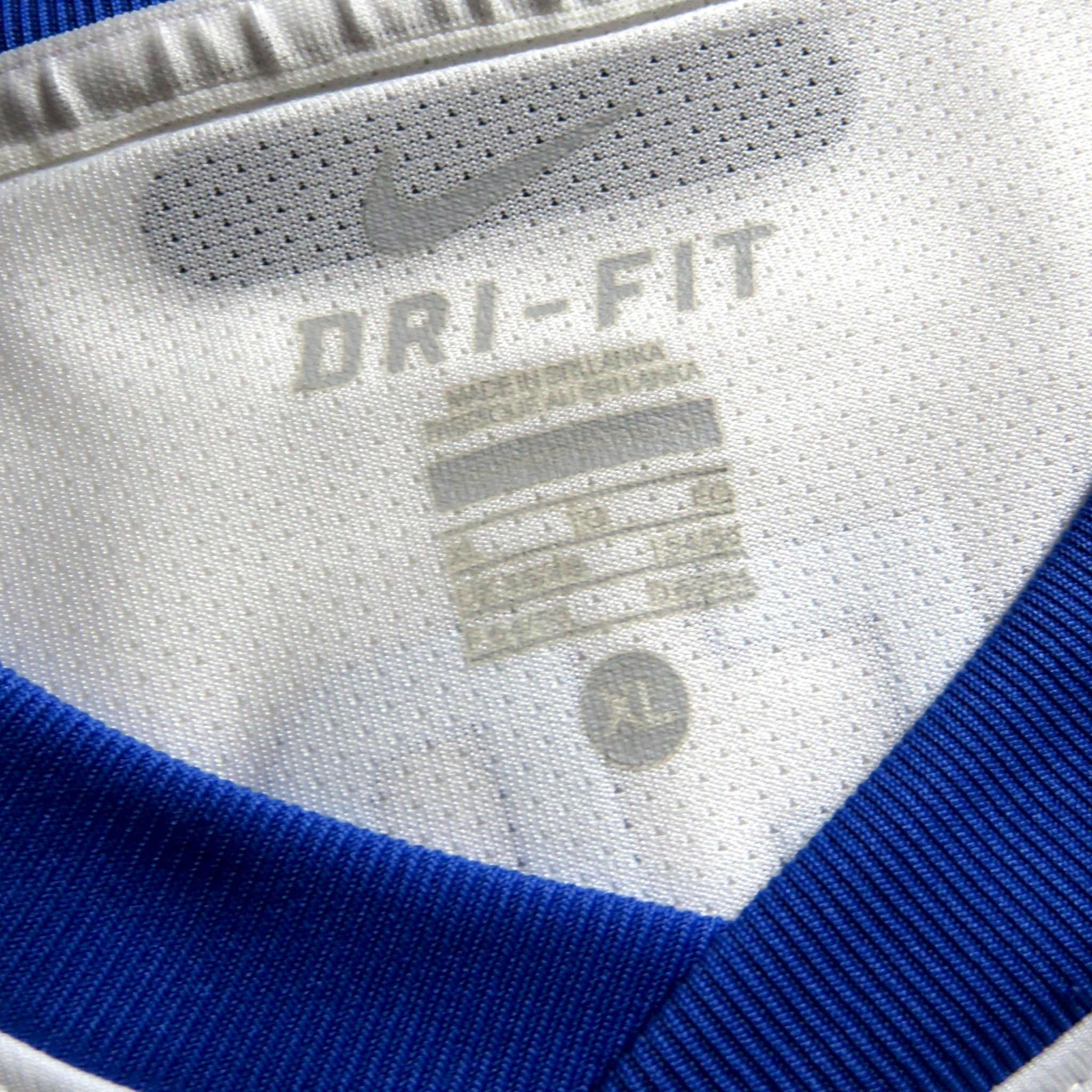 Nostalgic Football Shirts Nederland 2010-12 uitshirt maat XL label met Nike Dri-FIT technologie