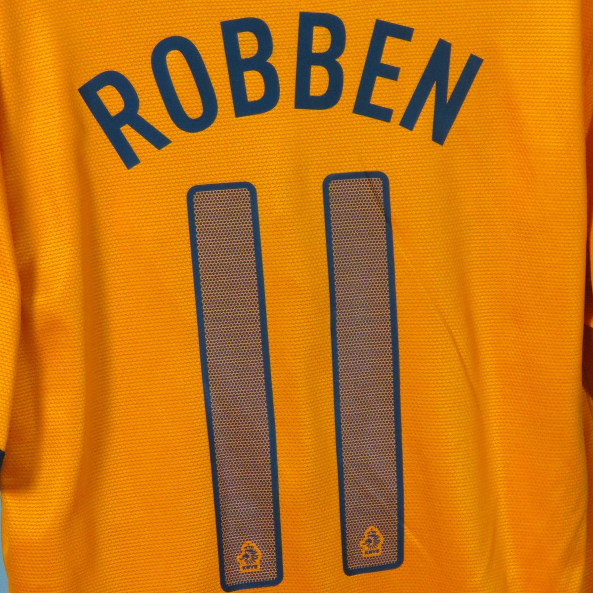 Nostalgic Football Shirts Nederlands 2012-14 thuisshirt met Robben 11 bedrukking in oranje en zwart