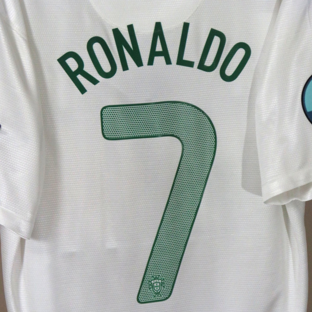 Nostalgic Football Shirts Portugal 2012-13 uitshirt wit met Ronaldo nummer 7 bedrukking op de achterkant