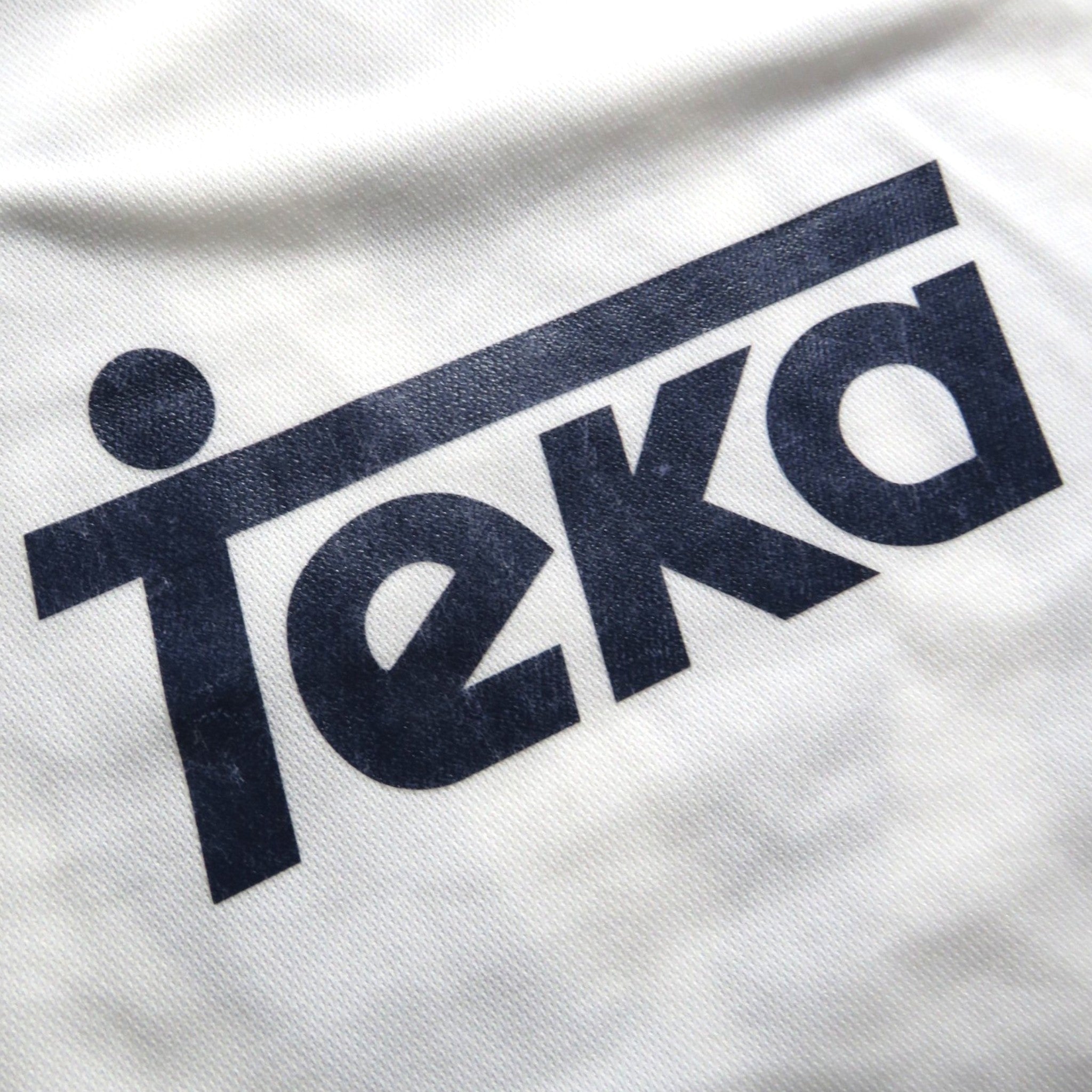Nostalgic Football Shirts Real Madrid 2000-01 thuisshirt met donkerblauw Teka sponsorlogo op witte stof