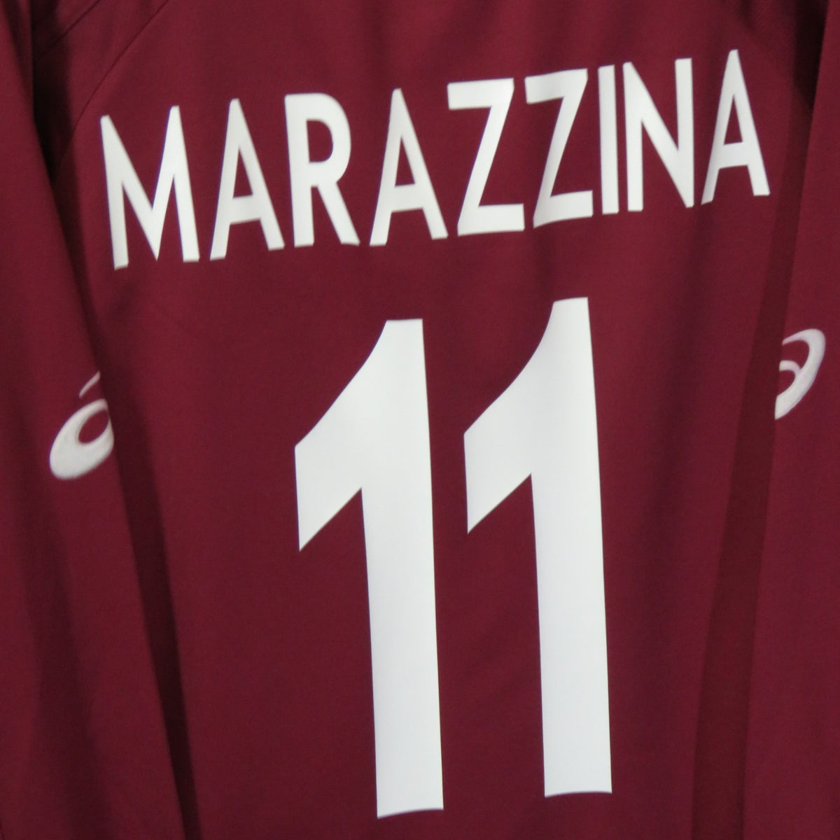 Nostalgic Football Shirts Torino 2004-05 thuisshirt in bordeauxrood met rugnummer 11 van Marazzina