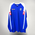 Nostalgic Football Shirts blauw-wit Yugoslavia 2003-05 trainingsshirt met lange mouwen en Lotto-logo
